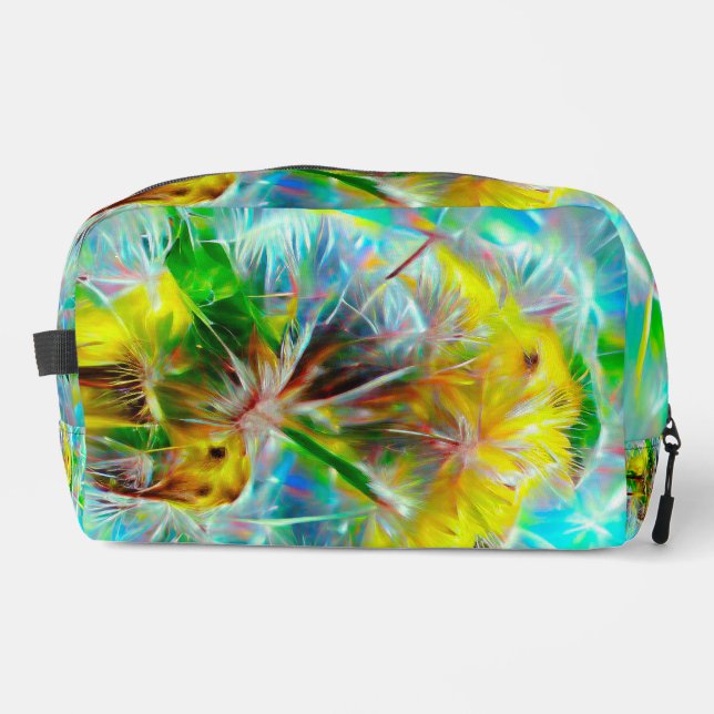Neceser Dandelions etéreos en Neon Dreamscape (Anverso)