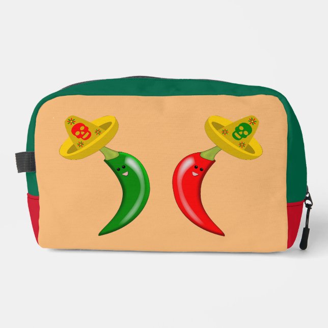 Neceser Día de los Muertos Chilis Mexicanos (Anverso)