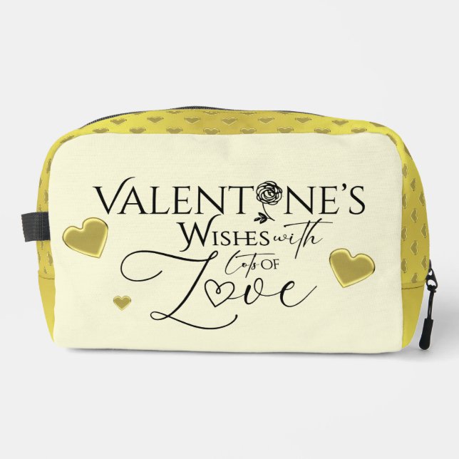 Neceser Día de San Valentín Lettering Minimalista (Anverso)