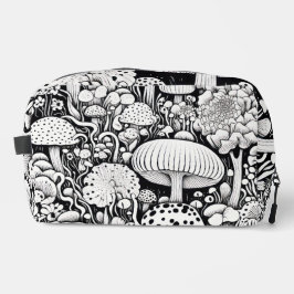 Neceser Dibujo de la línea de hongos