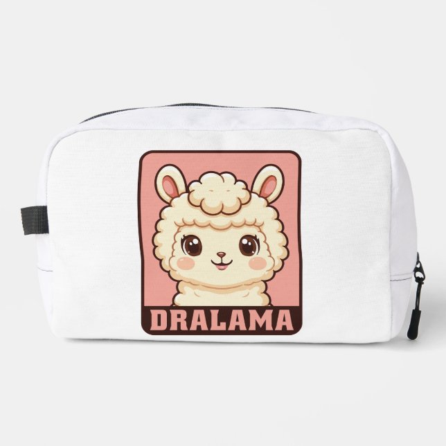 Neceser Diseño de ilustración de llama adorable (Anverso)