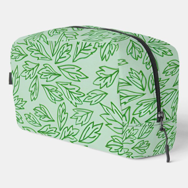 Neceser Diseño de patrón de hoja (Esquina derecha)