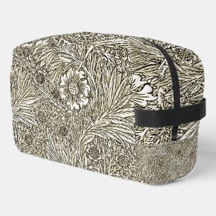 Neceser Diseño floral intrincado en marrón y blanco