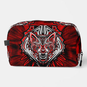 Neceser Diseño Totémico Tribal Haida de Lobo