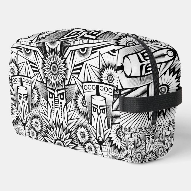 Neceser Diseño tribal artístico (Esquina izquierda)
