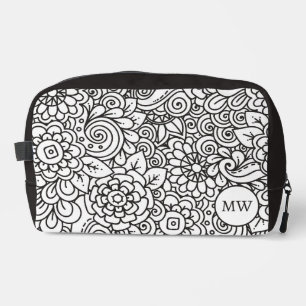 Neceser Doodle Floral Retro