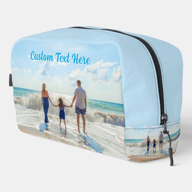 Neceser Dopp Kit Personalizado con Foto y Texto Personaliz (Esquina derecha)