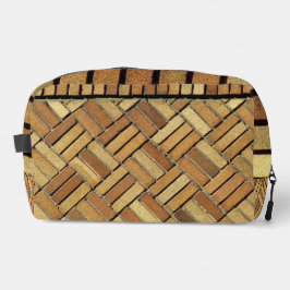 Neceser Dopp Kitt - Patrón de ladrillo Naranja