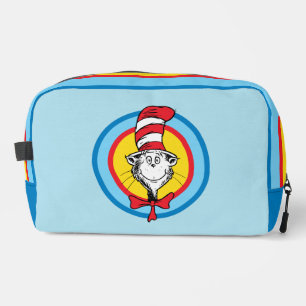 Neceser Dr. Seuss Gráfico de la cabeza del gato con somb