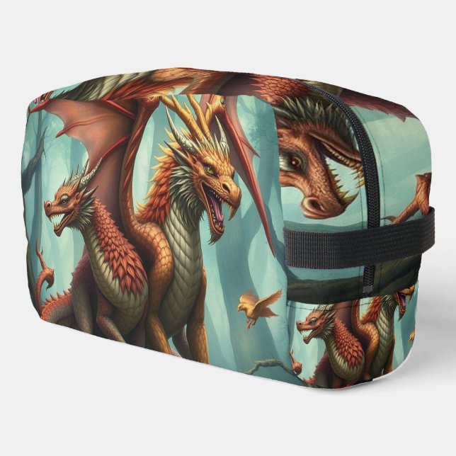 Neceser 🔥 Drachenwelt – Das Reich der Lüfte und Flammen (Esquina izquierda)