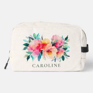 Neceser Ducha de Novia Personalizada con Acuarela Floral d