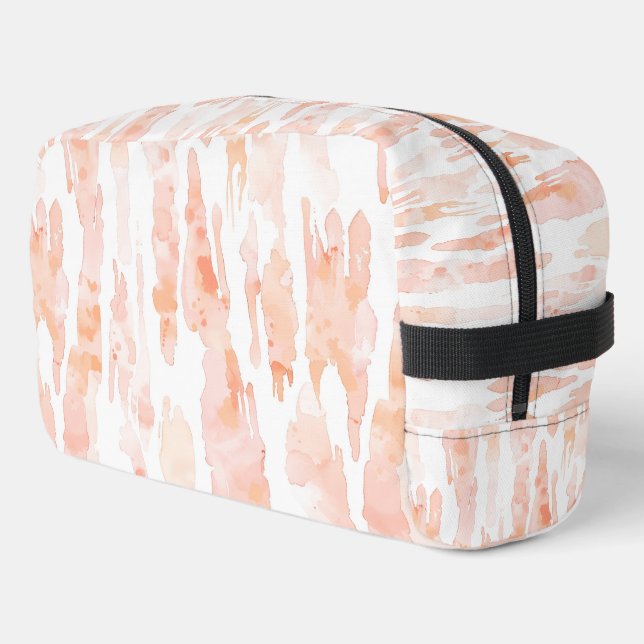 Neceser DuraNaranjaBlancoAbstractoRayado (Esquina izquierda)
