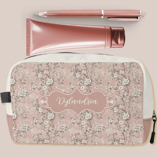 Neceser Dylandria Vintage Polvo Rosa Rosado
