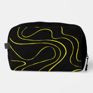 Neceser Ebb and Flow 2 en negro y amarillo