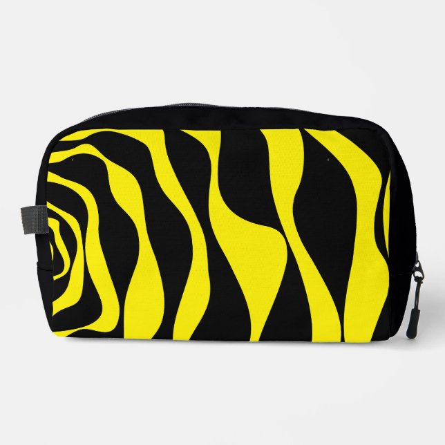 Neceser Ebb and Flow 4 en negro y amarillo (Anverso)