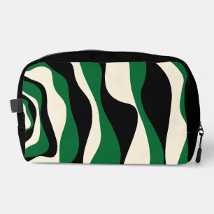 Neceser Ebb and Flow 4 en Verde, Crema y Negro