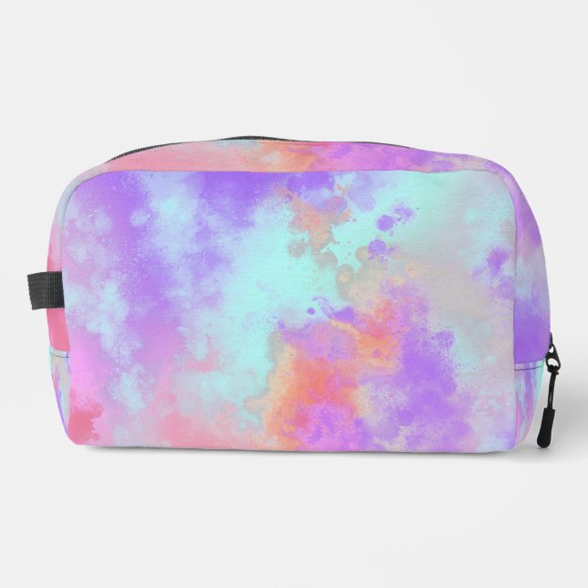 Neceser Efecto salpicador de pinturas arcoiris (Anverso)