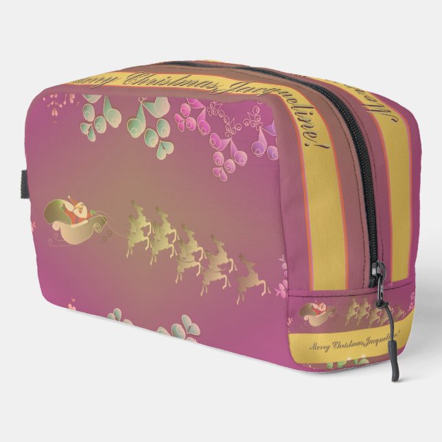 Neceser El acceso morado de renos de Santa Elena (Esquina derecha)