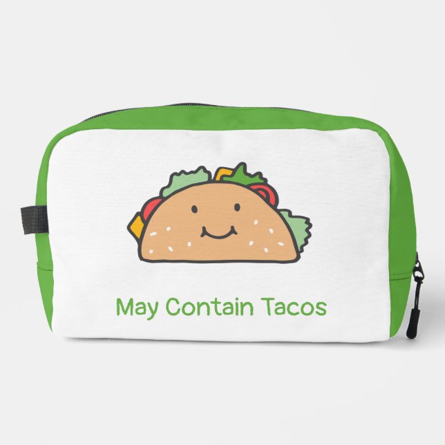 Neceser El personalizable puede contener Tacos Happy Taco (Anverso)