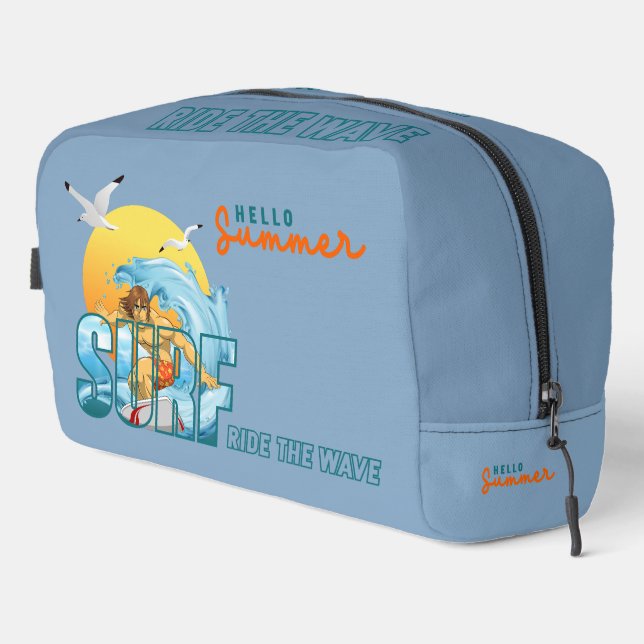 Neceser El surfista avanza por la ola | (Esquina derecha)