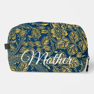 Neceser Elegancia Azul Dorada