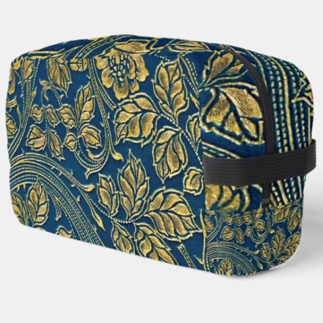 Neceser Elegancia de Flor de Oro  (Toiletry bag with sturdy polyester fabric with a zippered closure. )