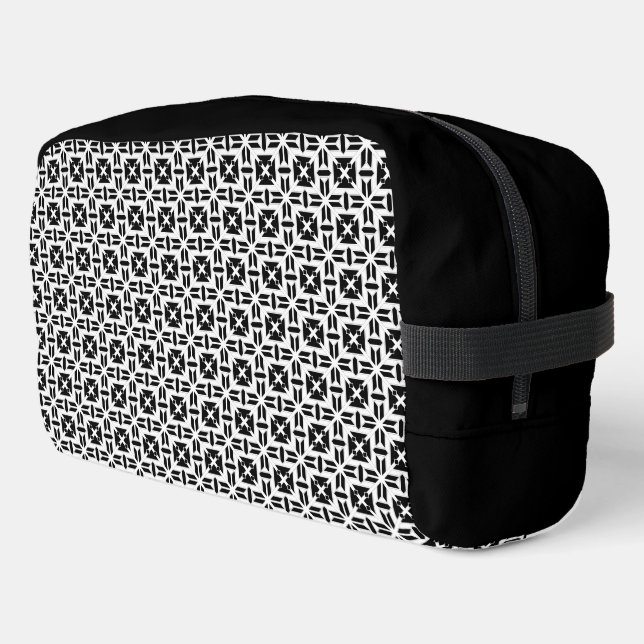 Neceser Elegant Black and White Geometric Pattern (Esquina izquierda)
