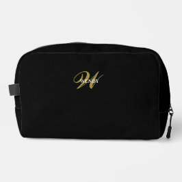 Neceser Elegant Black Gold l Elegant Luxury Monogram