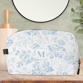 Neceser Elegante Bonito con estampado floral azul claro