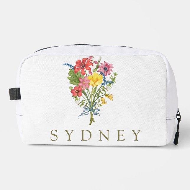 Neceser Elegante flor silvestre Boho Floral (Anverso)