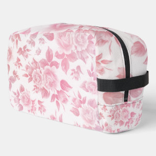 Neceser Elegante floral bruta rosa rosa