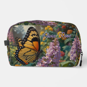 Neceser Elegante jardín de flores silvestres pastel con ma