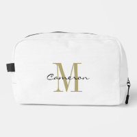 Elegante Moderno Monograma Personalizado de Oro