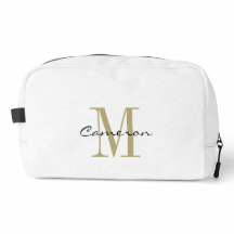 Elegante Moderno Monograma Personalizado de Oro