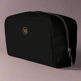 Neceser Elegante Monograma de lujo Black Gold l Elegant