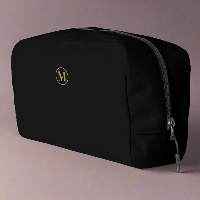 Neceser Elegante Monograma de lujo Black Gold l Elegant (Subido por el creador)