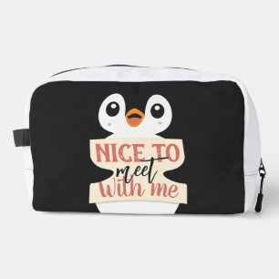 Neceser Encantado de conocerme: letrero de pingüino person