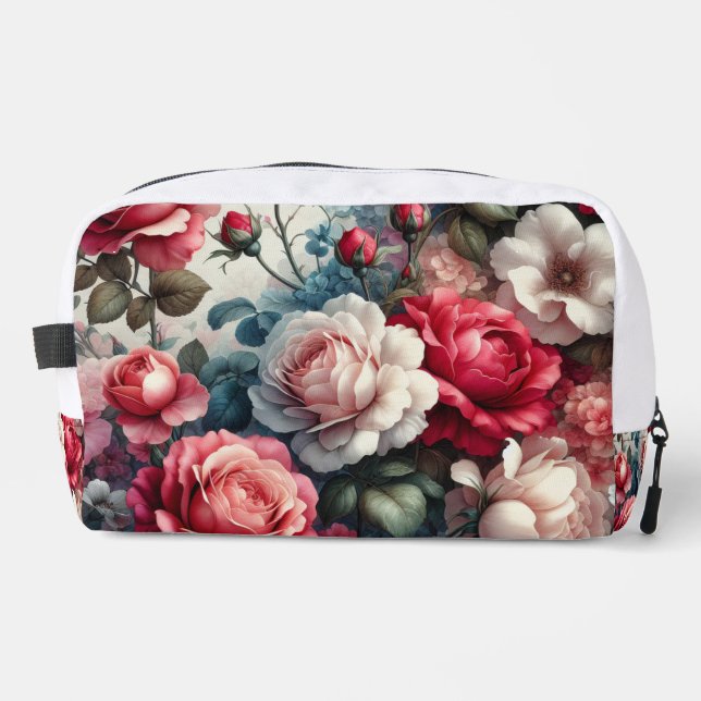 Neceser Encanto Floral de Rosa Atemporal (Anverso)