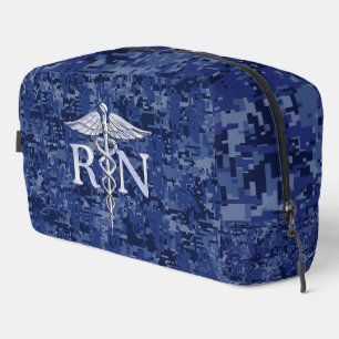 Neceser Enfermera inscrita RN Caduceus en Blue Camo