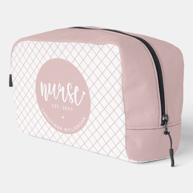 Neceser Enfermera personalizada RN graduación Elegante (Esquina derecha)