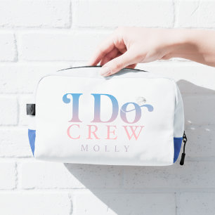 Neceser Equipo moderno de 'I Do Crew' con gradiente pastel