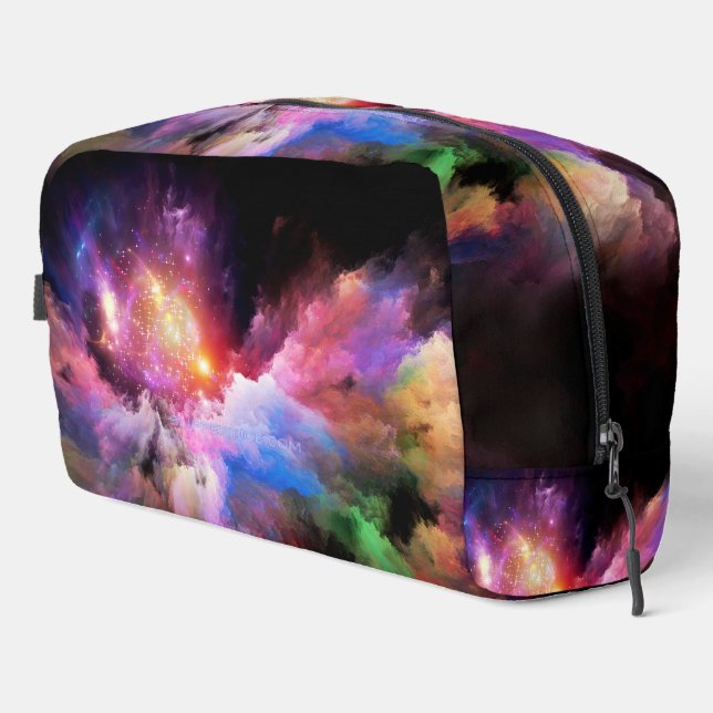 Neceser Escenario vibrante abstracto de arte en la nube de (Esquina derecha)