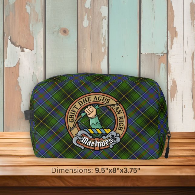 Neceser Escudo de Clan MacInnes sobre Tartán (Subido por el creador)