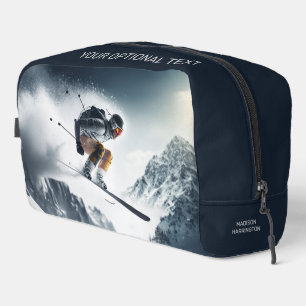 Neceser Esquiador de montaña de nombre personalizado