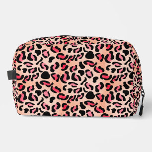 Neceser Estampado animal de patrón de leopardo moderno
