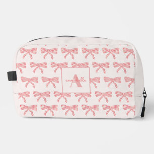 Neceser Estética coqueta lazos rosados
