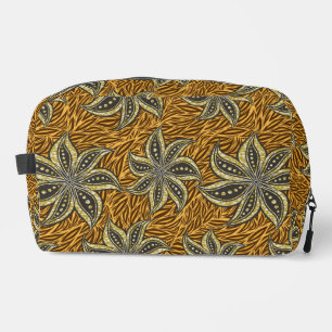 Neceser Estilo de Batik Floral Resumen Africano