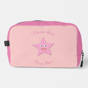 Neceser Estrella rosa de bonito con patrones