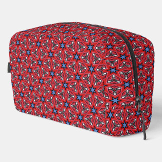 Neceser Estrellas azules en encendedor Zippo rojo