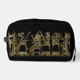 Neceser Estuche de accesorios de relieve persa en oro negr